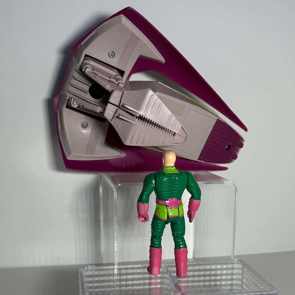 Vintage Kenner DC Super Powers Lex Soar 7 Assault Vehicle & Lex Luther Figure - Picture 3 of 10